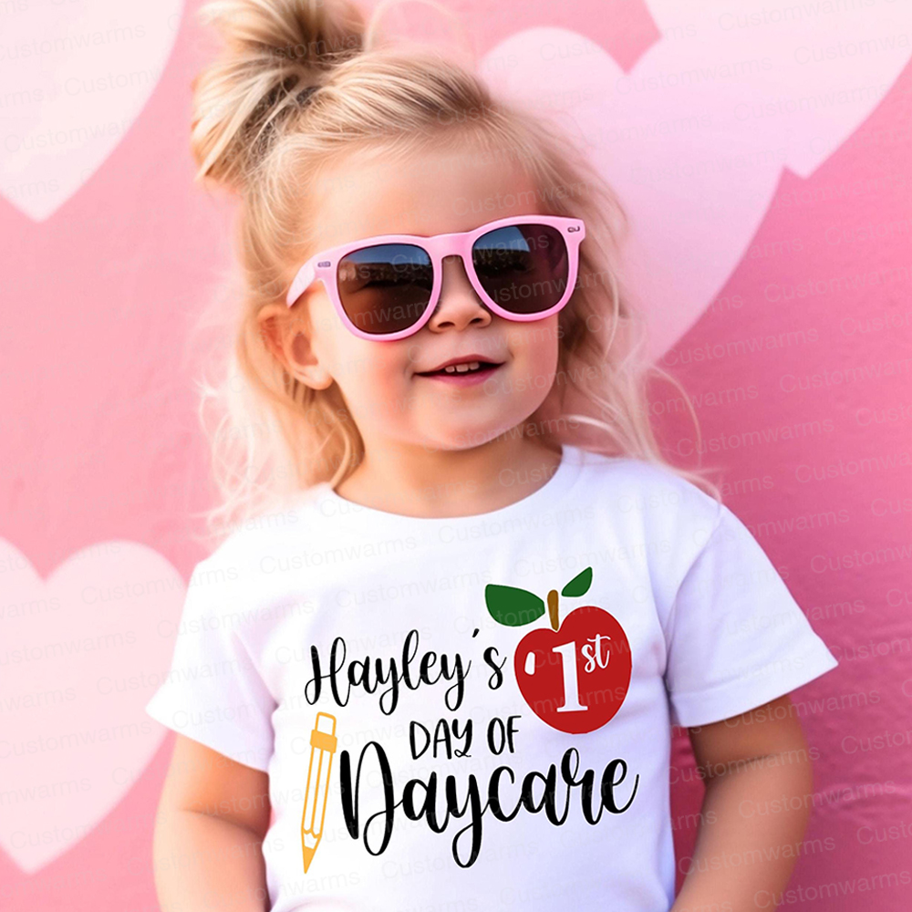 Personalized First Day Of Back To School Shirt | CWSchool05