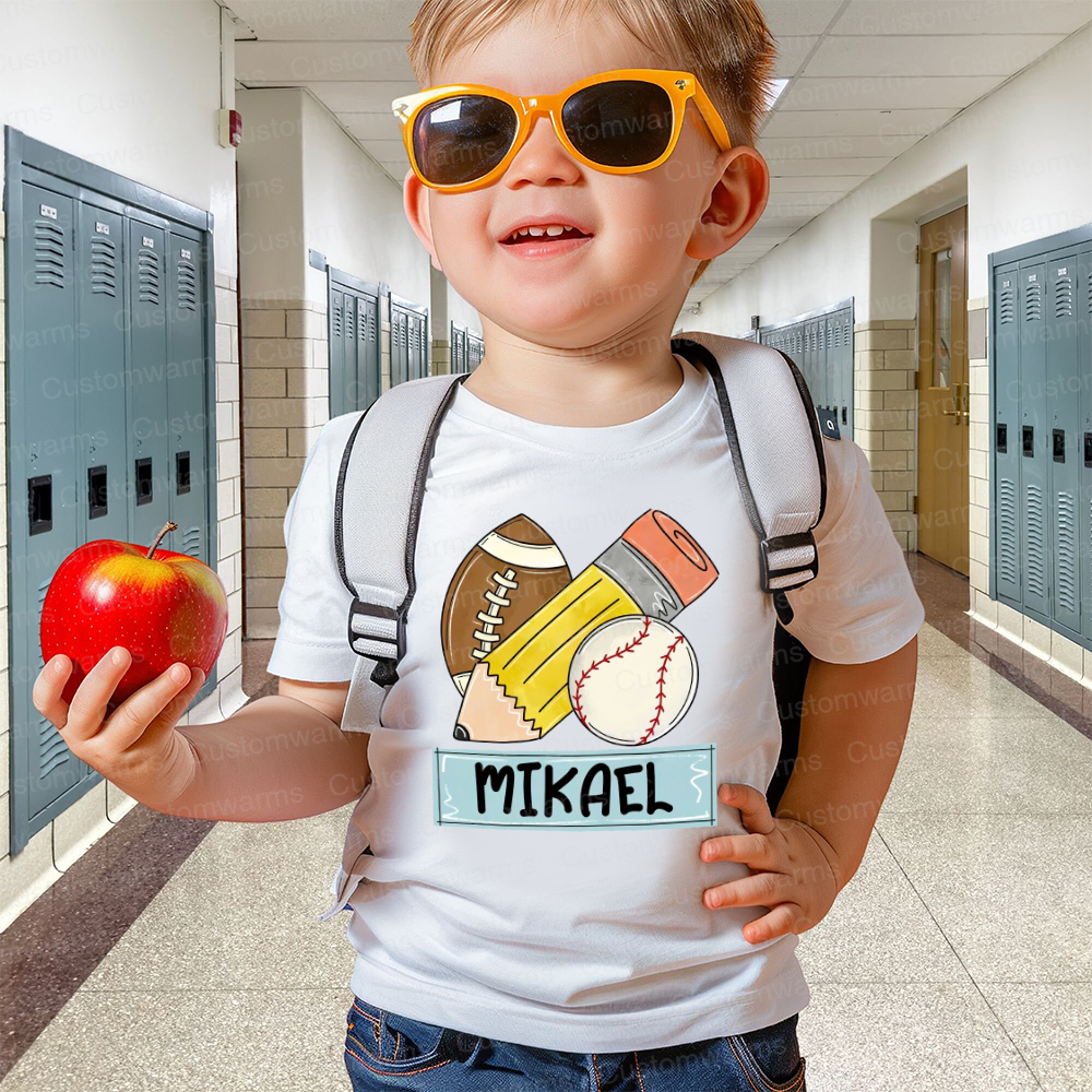Personalized First Day Of Back To School Shirt | CWSchool08
