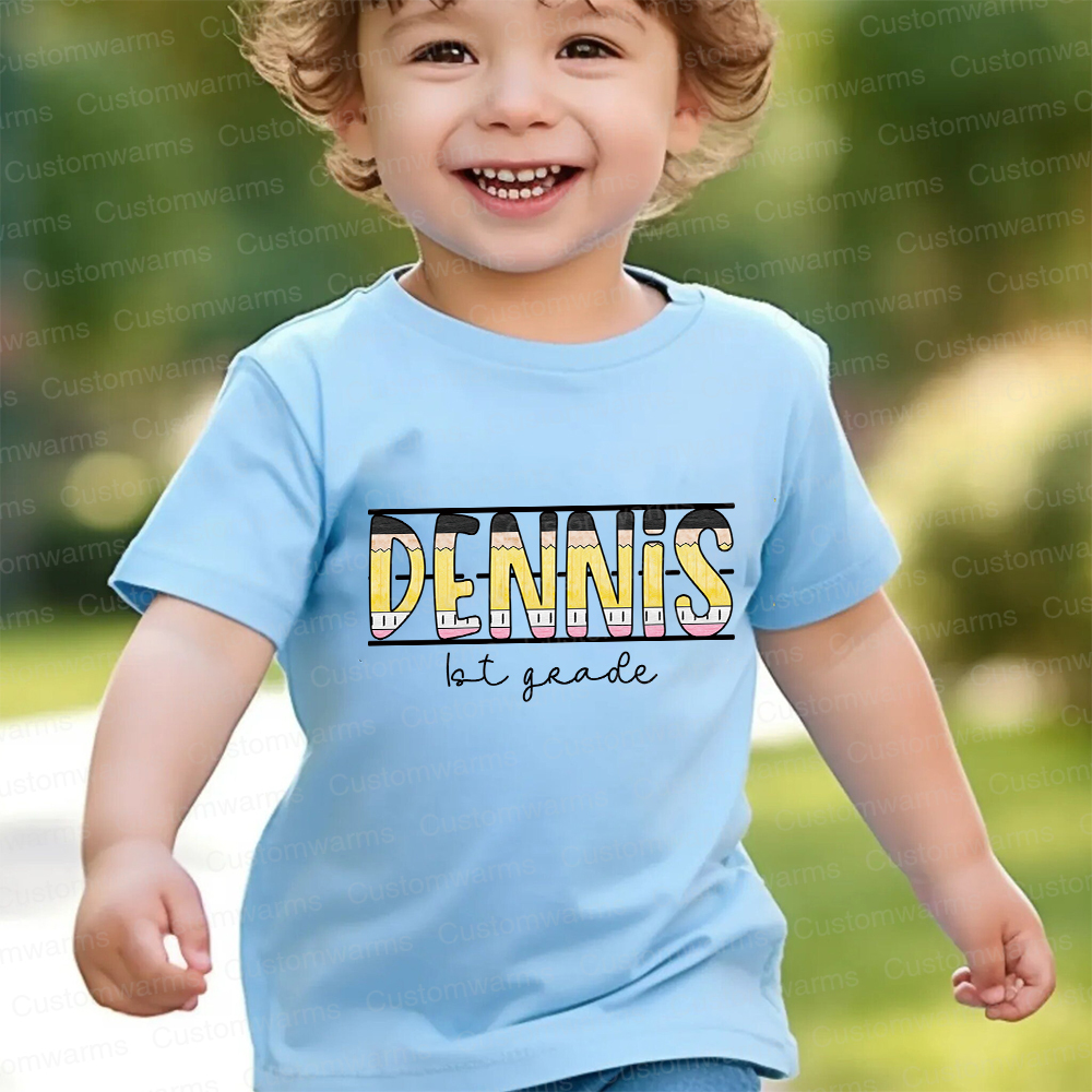 Personalized First Day Of Back To School Shirt | CWSchool10