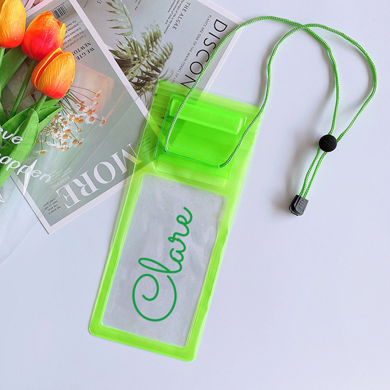 Personalized Waterproof Fluorescent Phone Case | CWBeach48