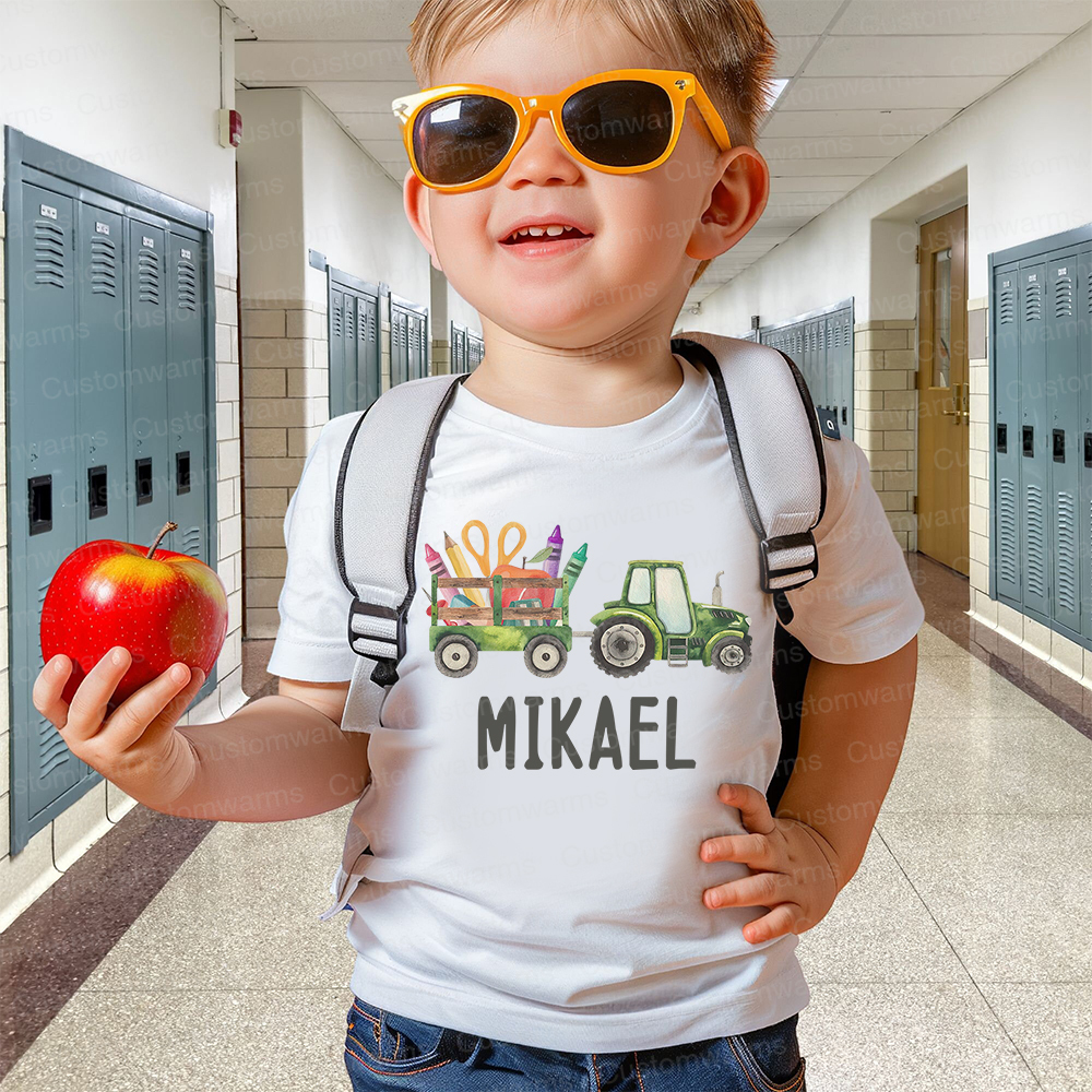Personalized First Day Of Back To School Shirt | CWSchool16
