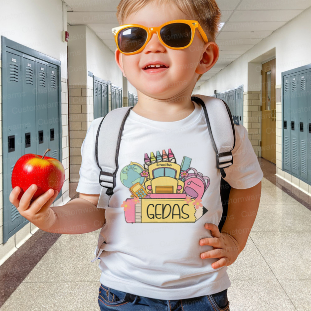 Personalized First Day Of Back To School Shirt | CWSchool17