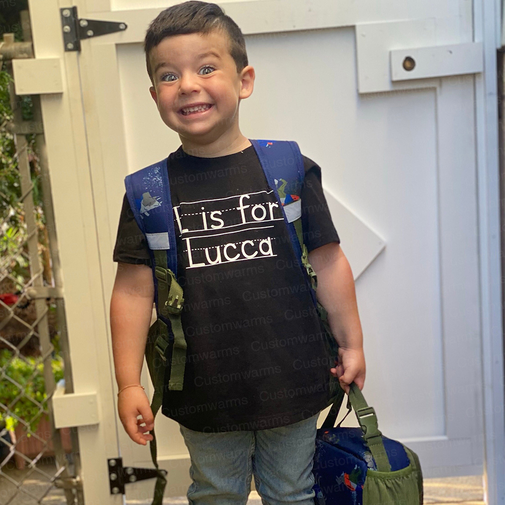 Personalized First Day Of Back To School Shirt | CWSchool20