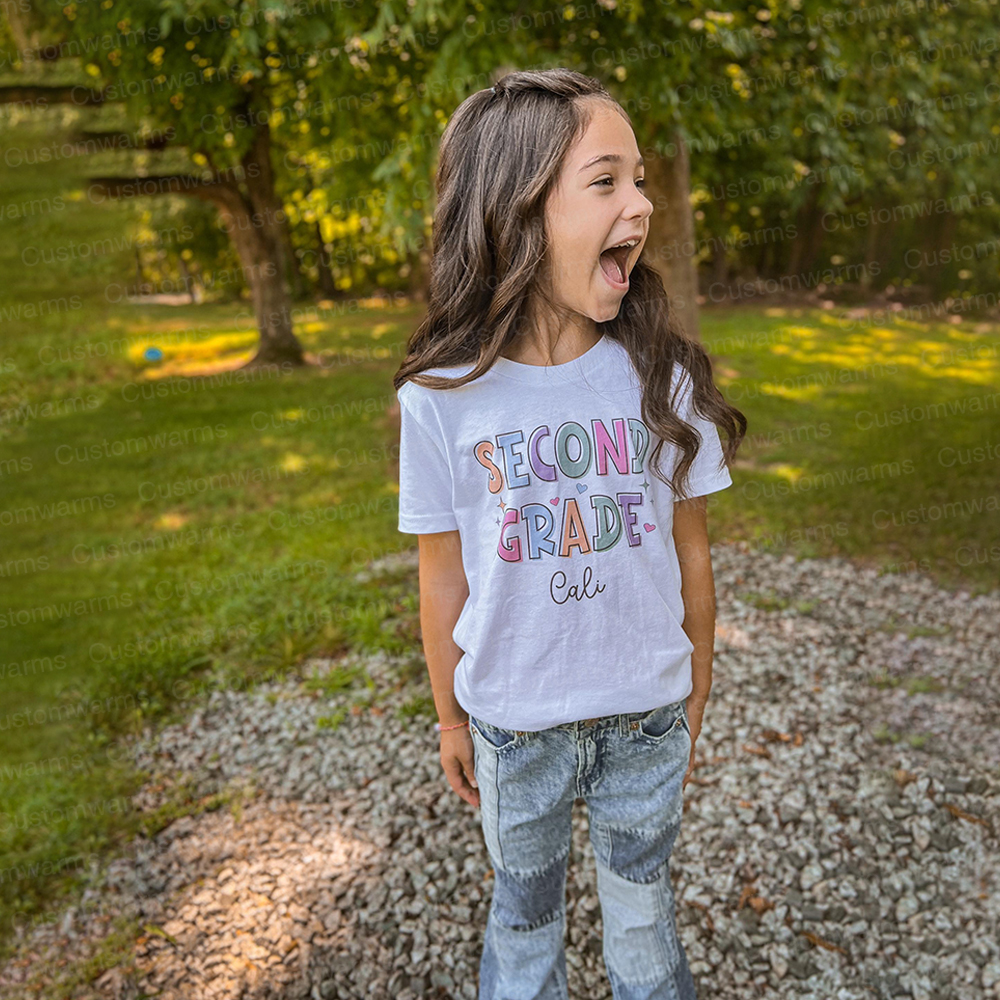 Personalized First Day Of Back To School Shirt | CWSchool28