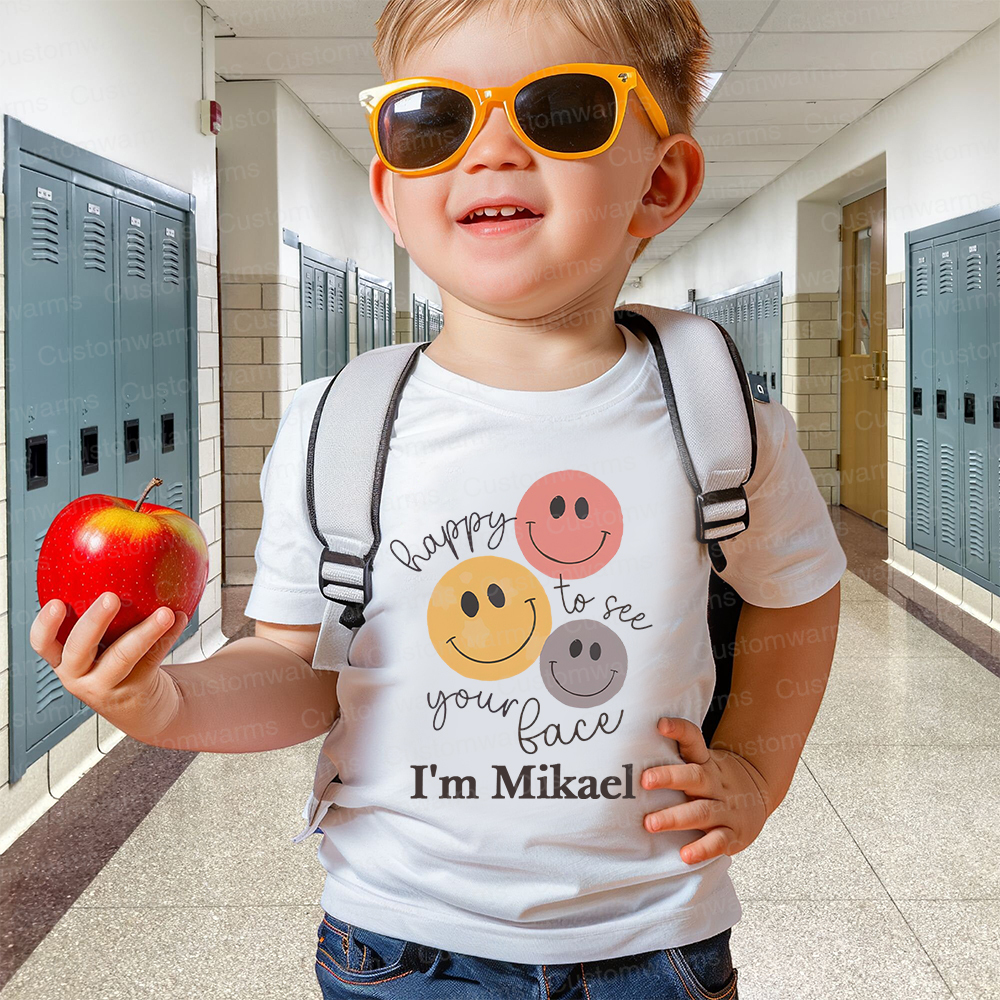 Personalized First Day Of Back To School Shirt | CWSchool30