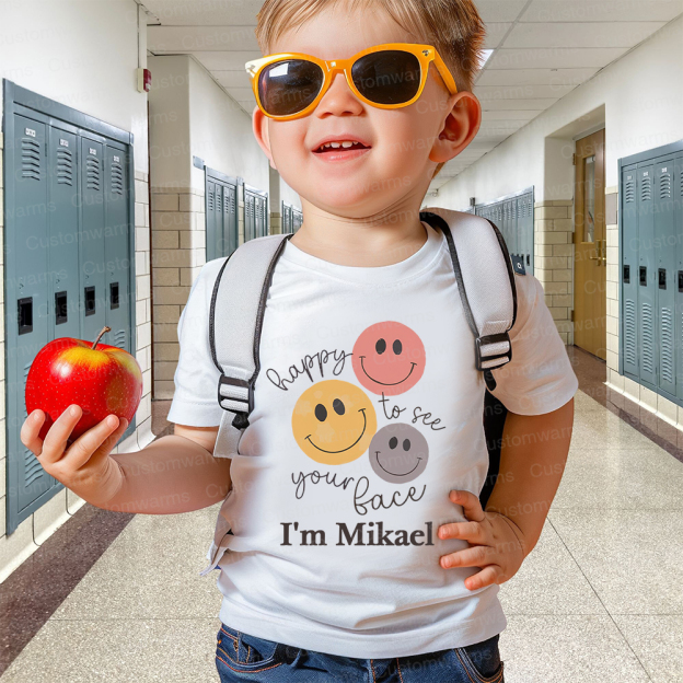 Personalized First Day Of Back To School Shirt | CWSchool30