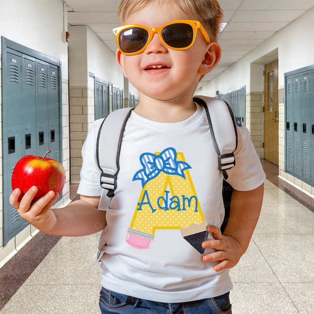 Personalized First Day Of Back To School Shirt | CWSchool33