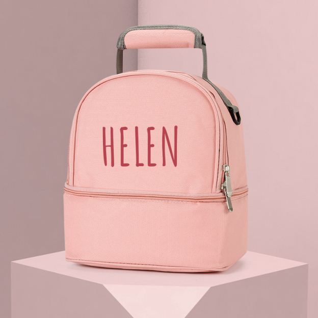 Personalized Name Color Kids Lunch Backpack
