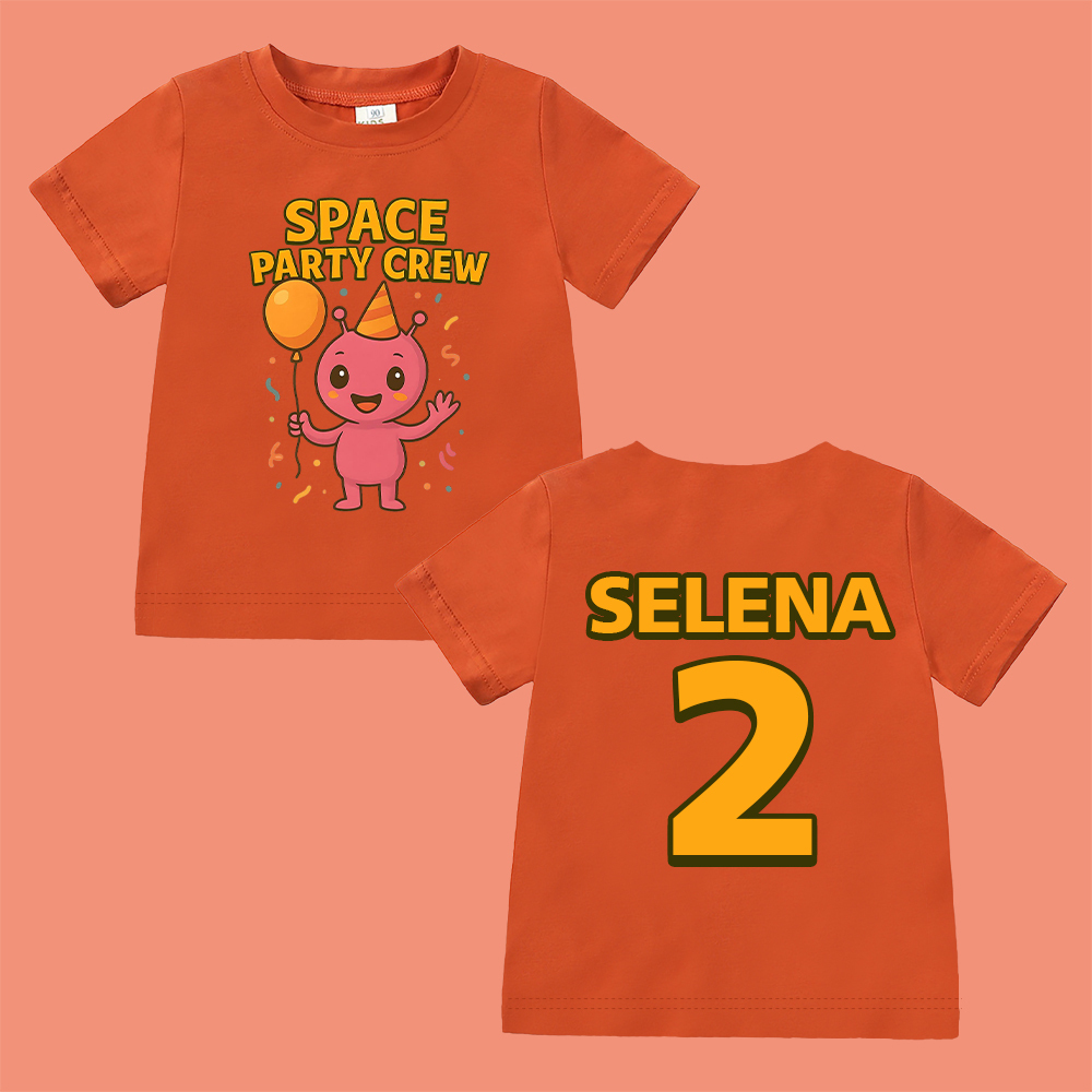 Personalized Space Party Birthday T-Shirt | inBirth33