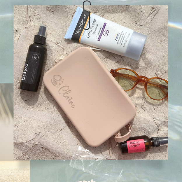 Personalized Engraved Silicone Makeup Bag | CWPack296