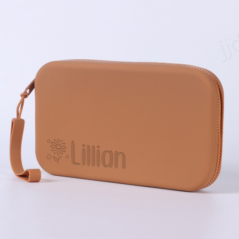 Personalized Engraved Silicone Makeup Bag | CWPack296
