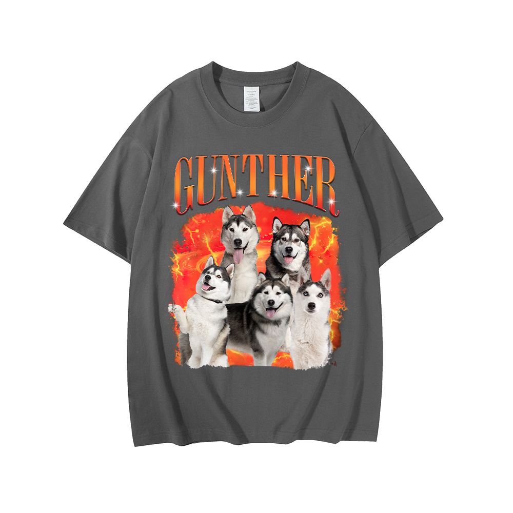 Personalized Original Comfort Pet Portrait Photo T-Shir | MCGift03