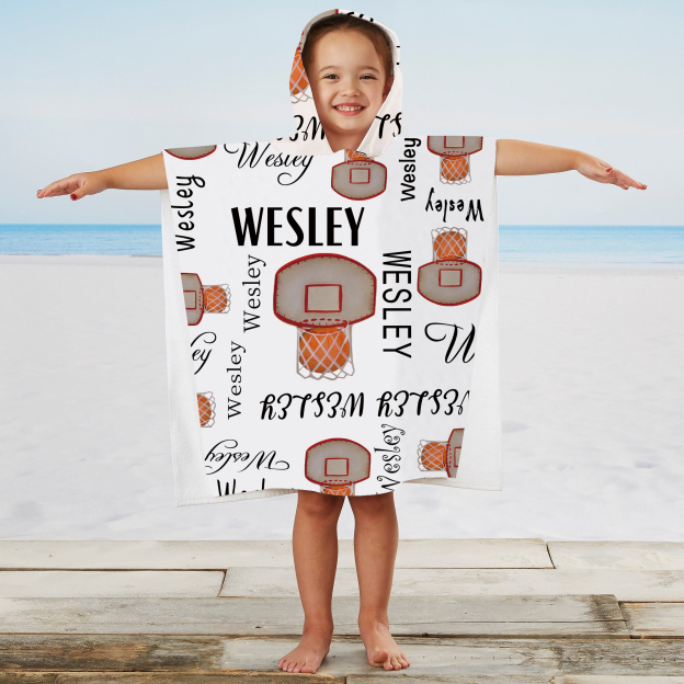 Personalized Hooded Beach Towel for Summer & Beach | CWHTowel15