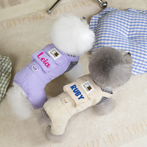 Personalized Pet Lovely Bear Pocket Shirt | BKPet181