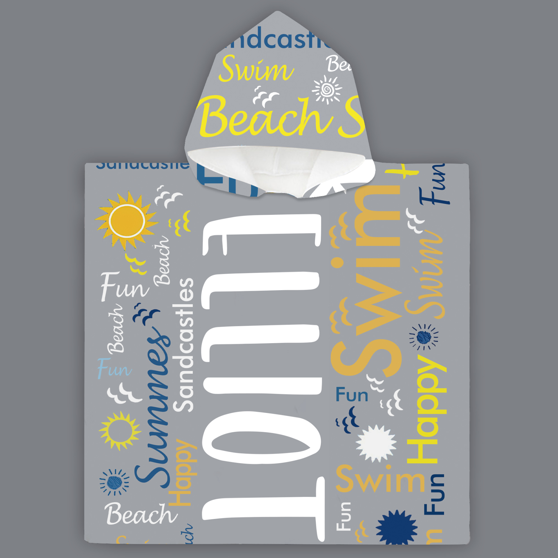 Personalized Hooded Beach Towel for Summer & Beach | CWHTowel24