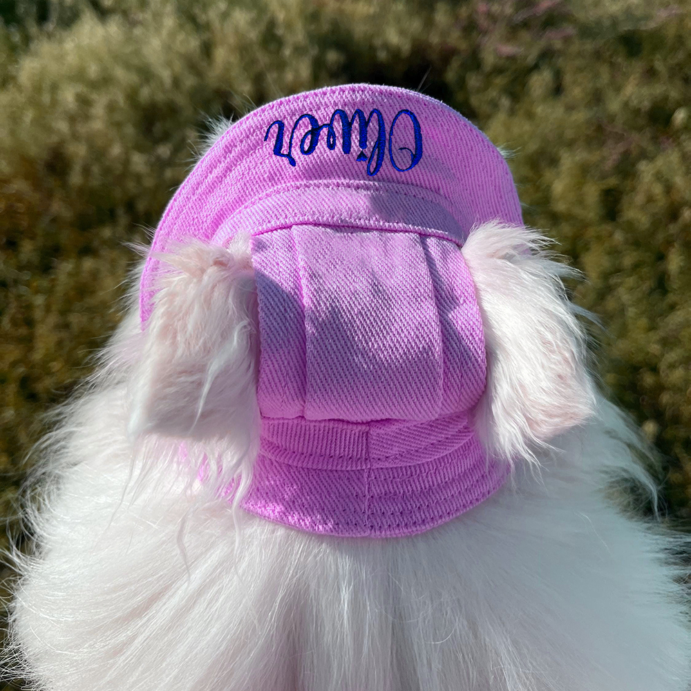 Personalized Embroidery Adjustable Pet Sun Bucket Hat | BKPet183