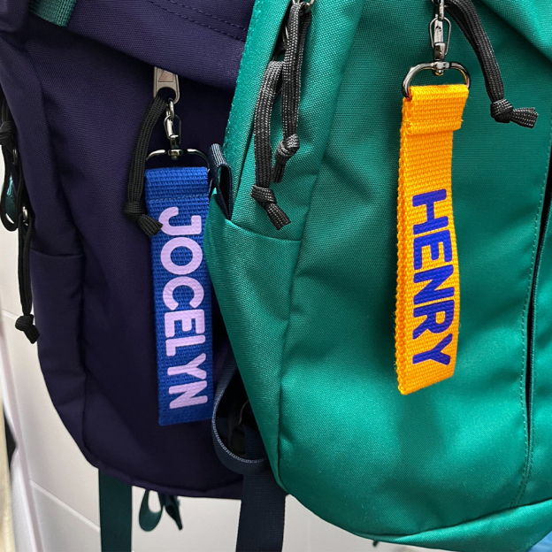 Personalized Colourful Webbing Name Tag | CWToy139