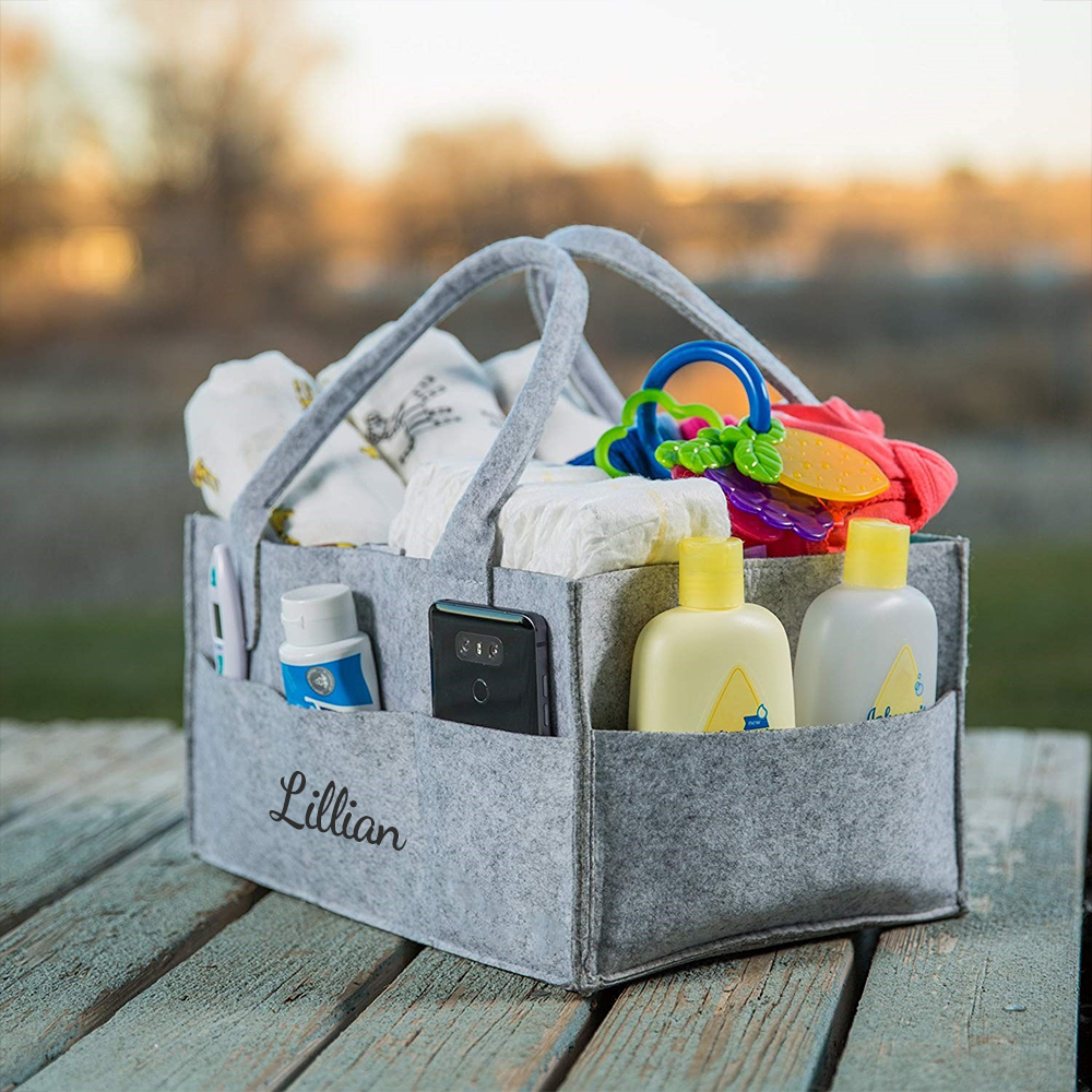 Personalized Baby Accessories & Diapers Portable Nursery Bag | CWToy141