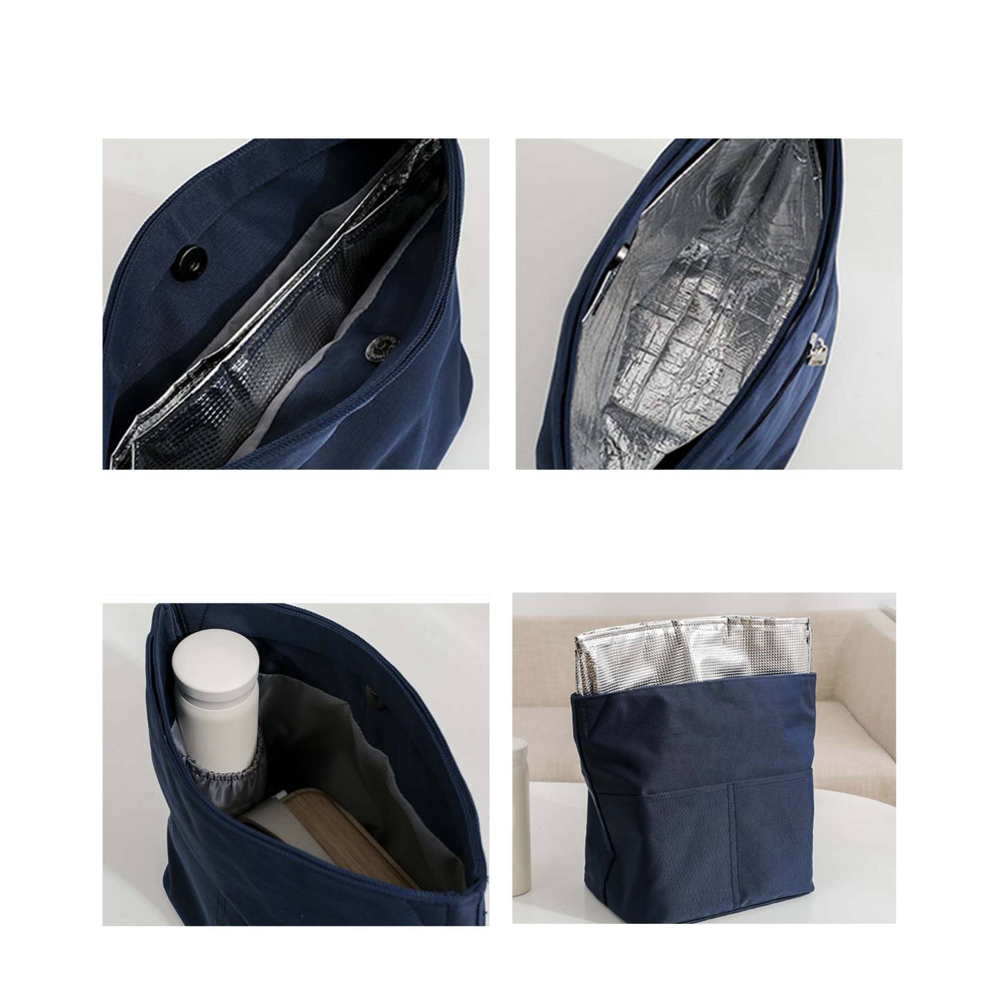 Personalized Color Kids Lunch Tote Bag