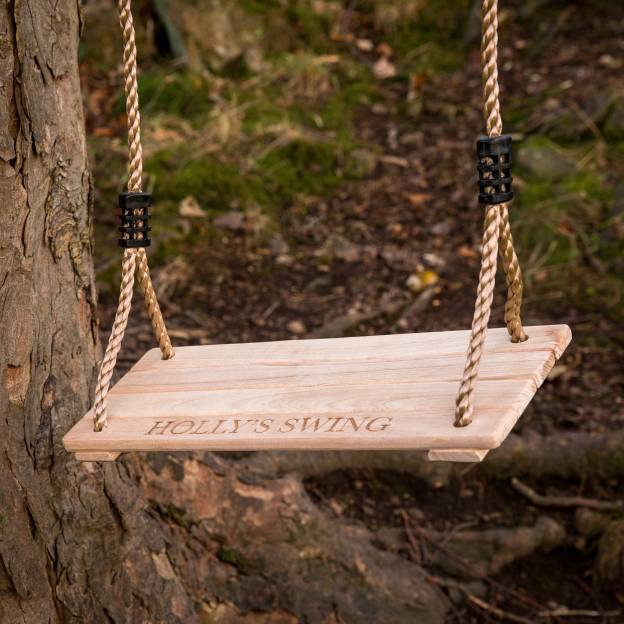 Personalized Kid's Wooden Garden Swing | CWToy50