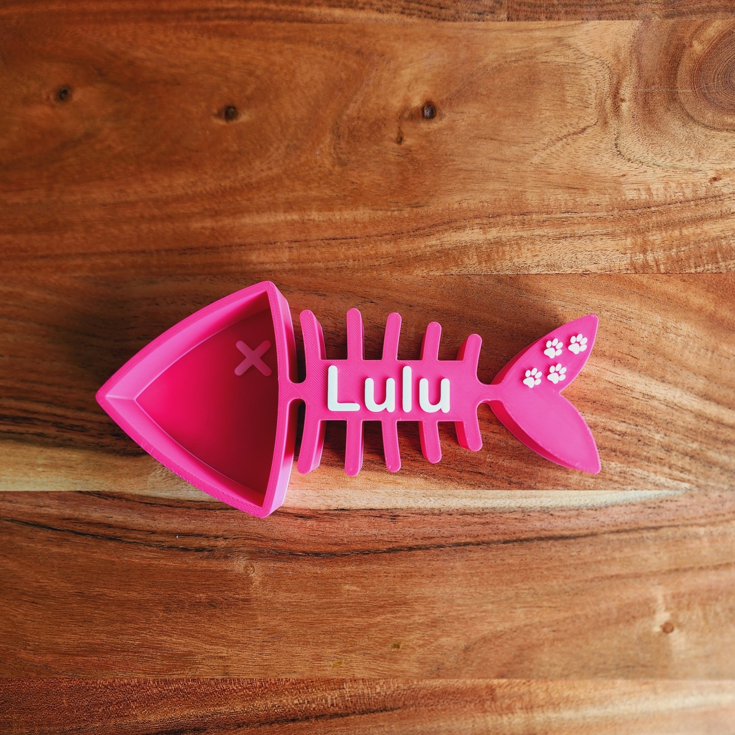 Personalized Fish Skeleton Pet Measuring Food Scoop Cup | BKPet416