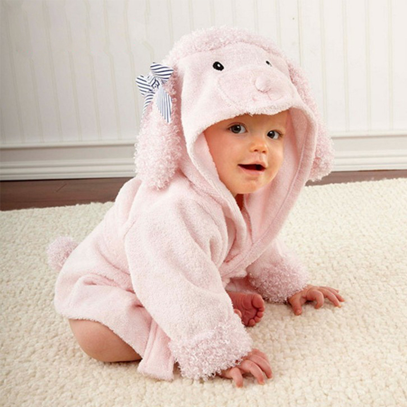 Personalized Embroidered Cozy Kid Animal Bathrobe | CWbaby37