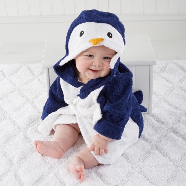 Personalized Embroidered Cozy Kid Animal Bathrobe | CWbaby37