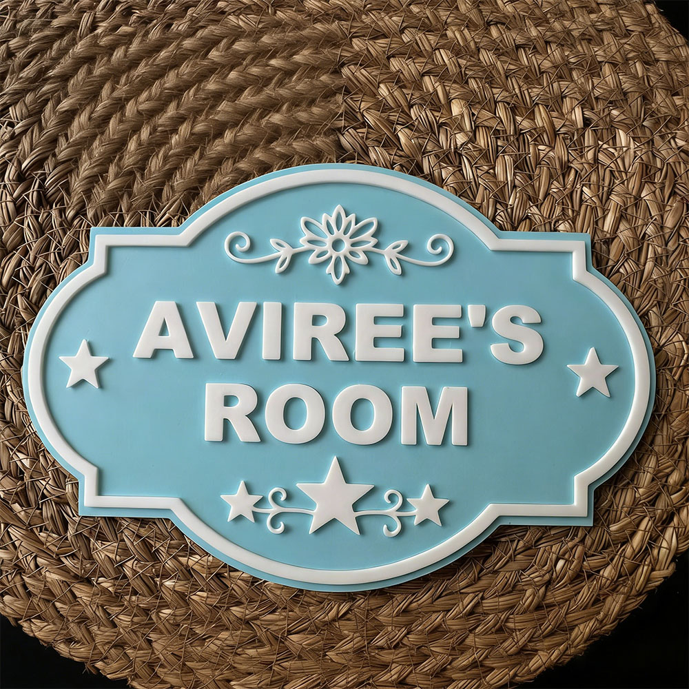 Personalized Kid's Bedroom Decoration Door Sign | CWBaby392
