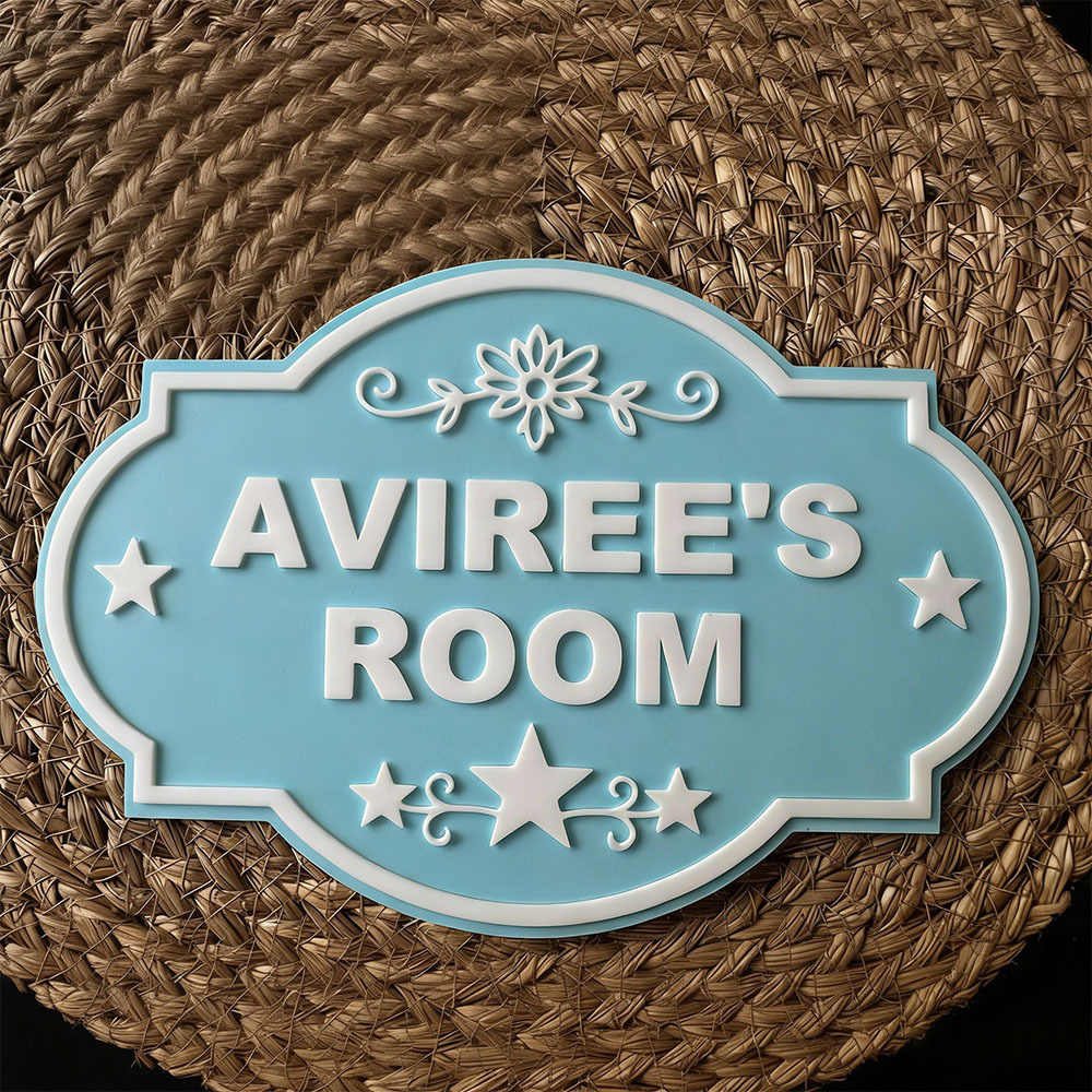 Personalized Kid's Bedroom Decoration Door Sign | CWBaby392
