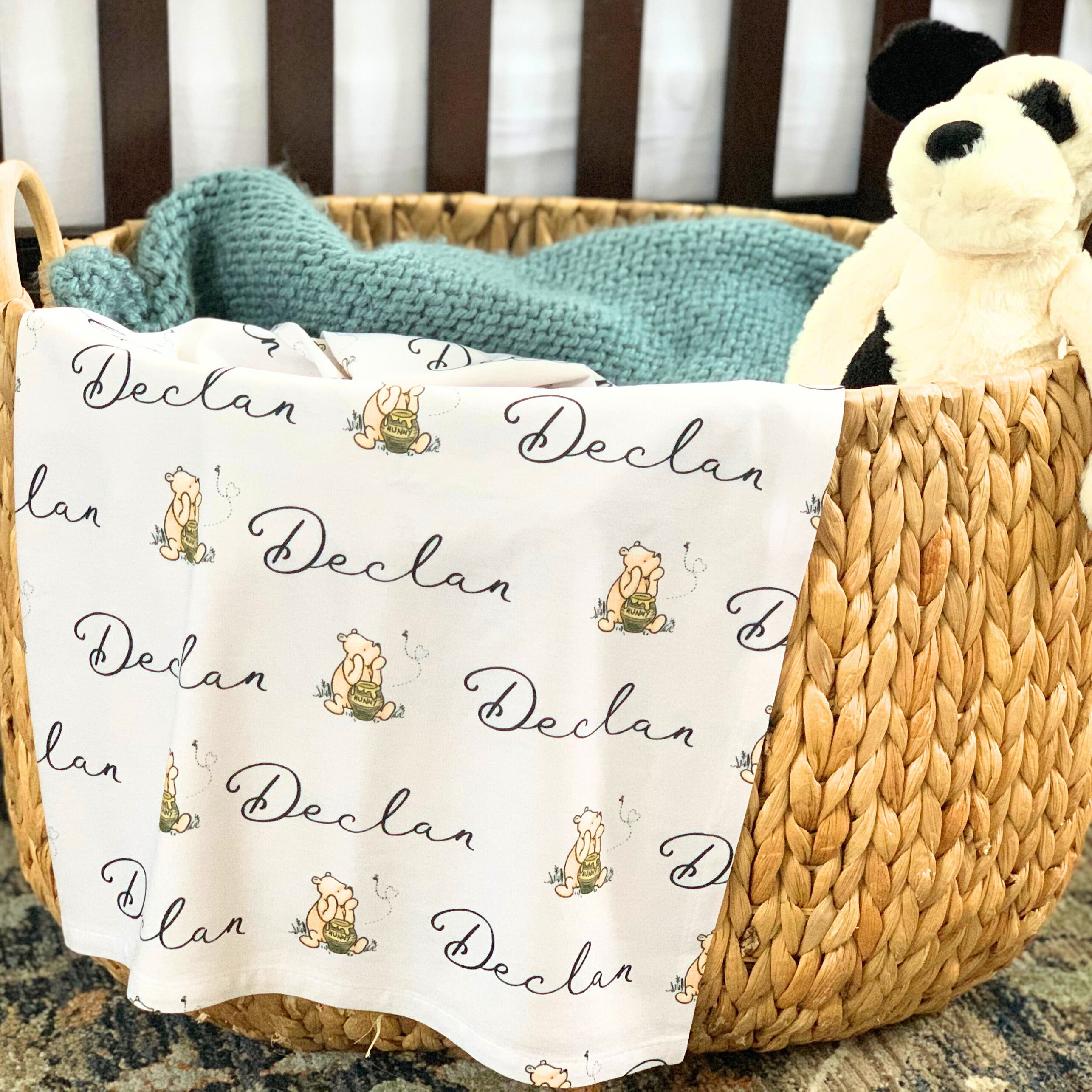 Personalized Baby Swaddle Blanket for Comfort & Unique | BBBlanket09
