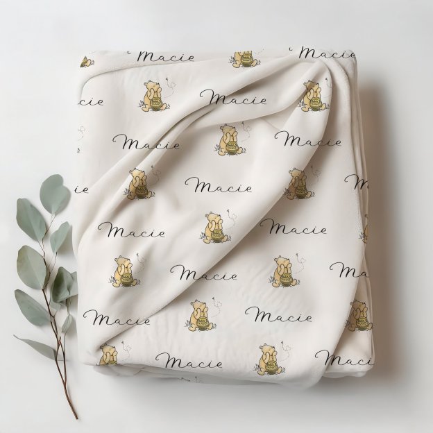 Personalized Baby Swaddle Blanket for Comfort & Unique | BBBlanket09