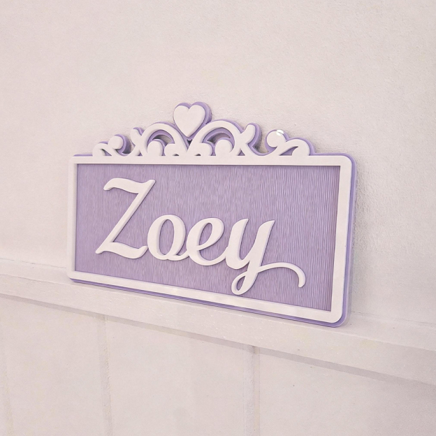 Personalized Kid's Bedroom Decoration Door Sign | CWBaby412