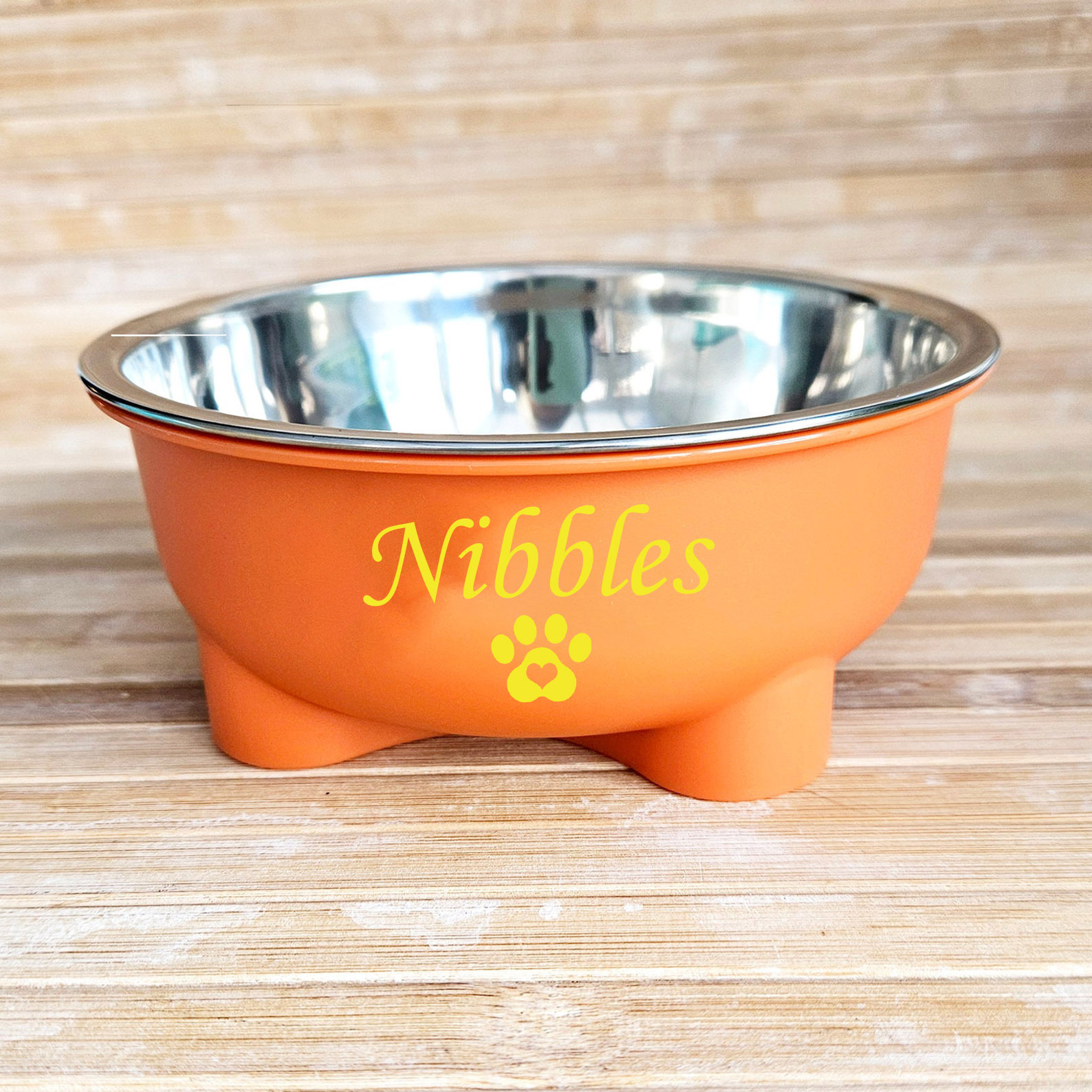 Personalized Stainless Steel Pet Food Bowl  | BKPet64