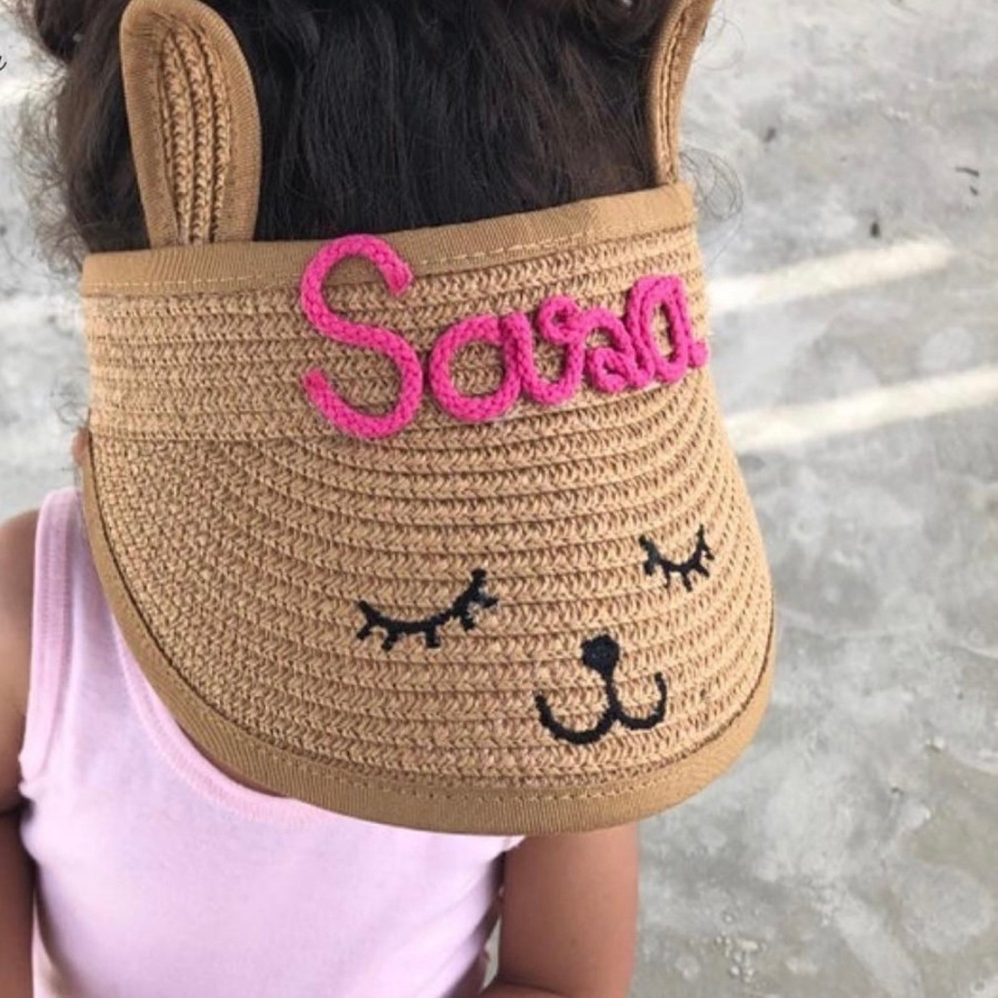 Personalized Hand Embroidery Ears Cute Hat for Comfort & Unique | CWBeach58