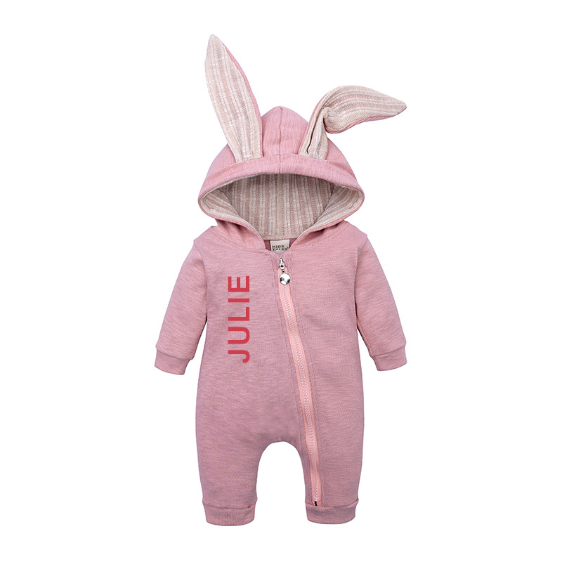 Personalized Baby Easter Rabbit Ears Gown | CWbaby40