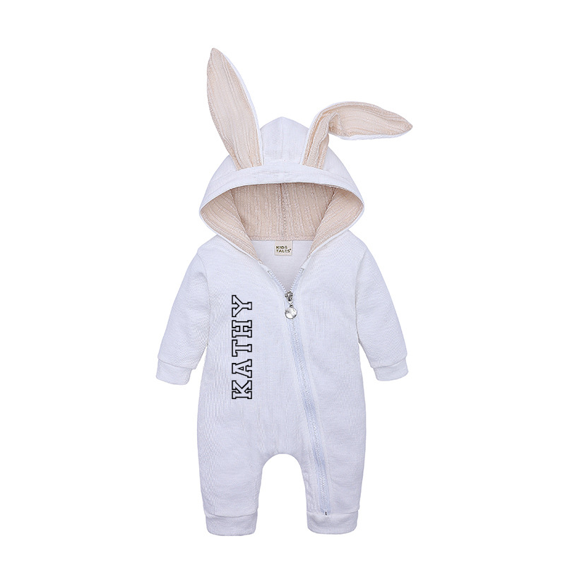 Personalized Baby Easter Rabbit Ears Gown | CWbaby40