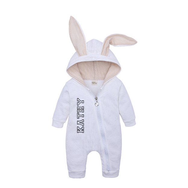 Personalized Baby Easter Rabbit Ears Gown | CWbaby40