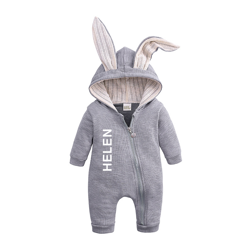 Personalized Baby Easter Rabbit Ears Gown | CWbaby40