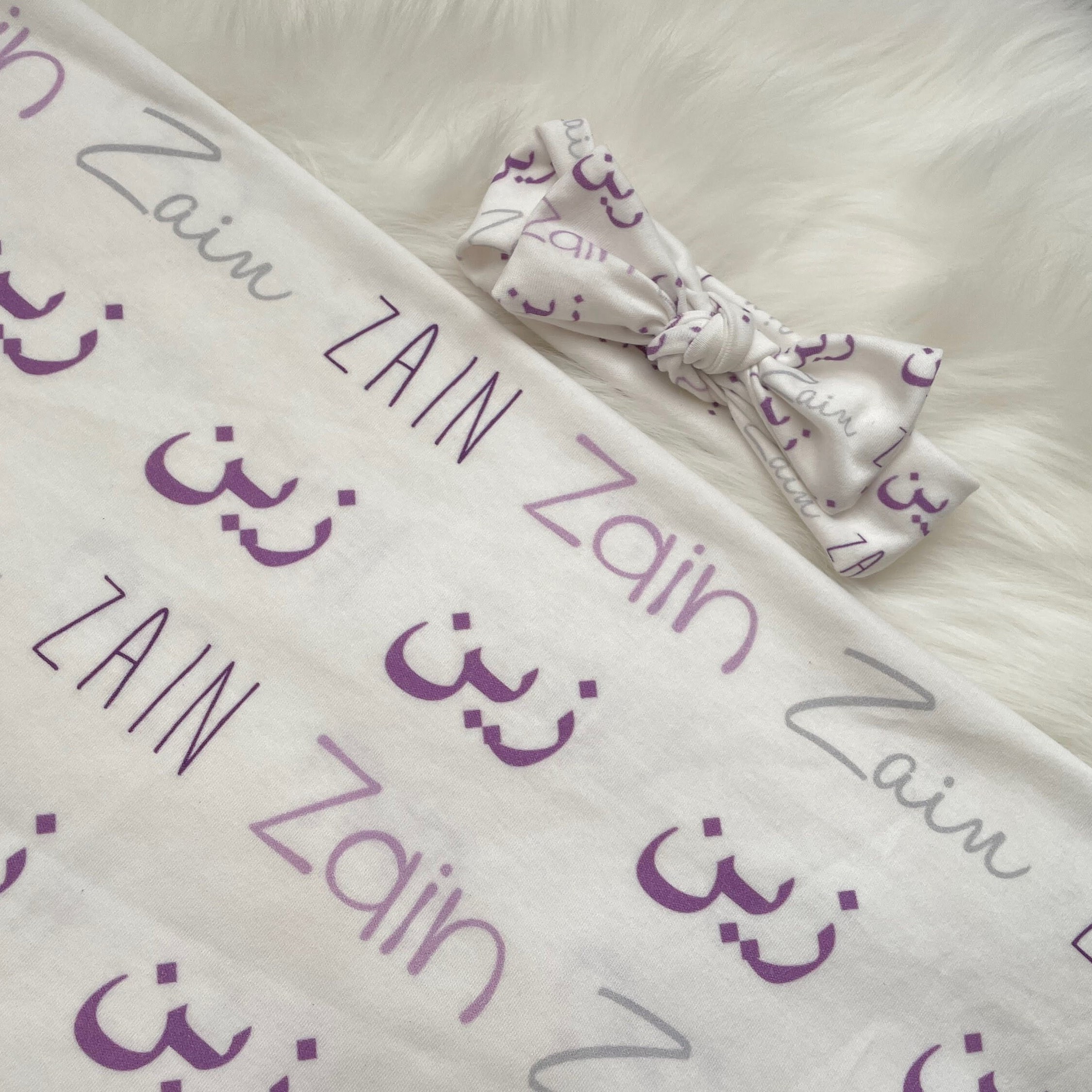Personalized Baby Swaddle Blanket Set for Comfort & Unique | BBBlanket01