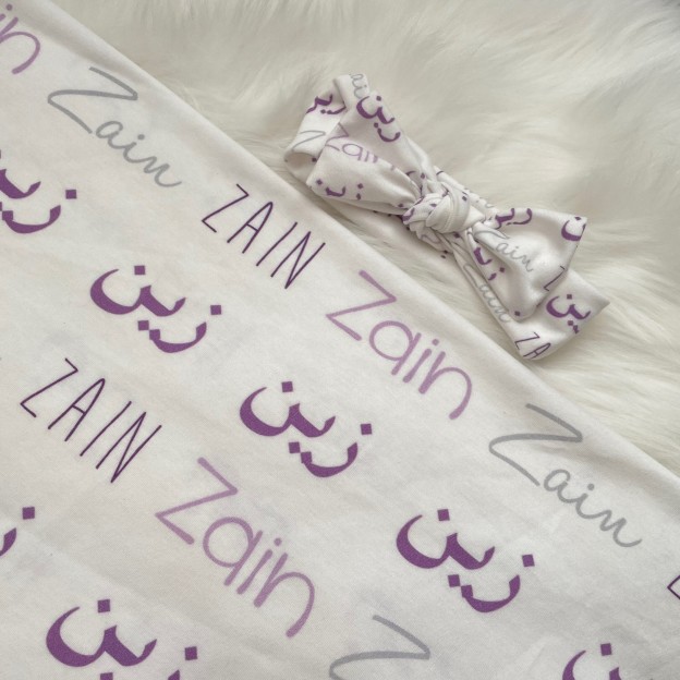 Personalized Baby Swaddle Blanket Set for Comfort & Unique | BBBlanket01