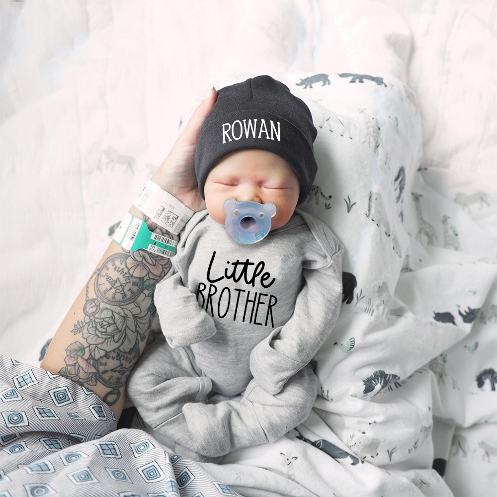 Personalized Little Brother Coming Home Outfit | CWBaby13302