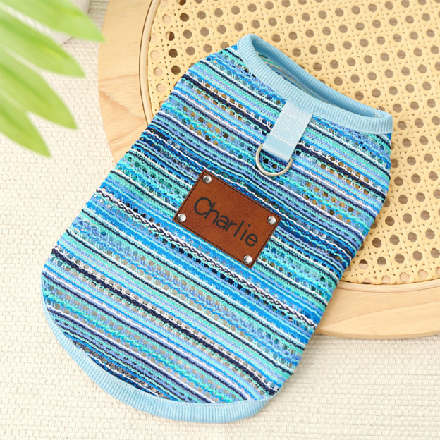 Personalized Breathable Pet Summer Cool Mesh Vest | BKPet191