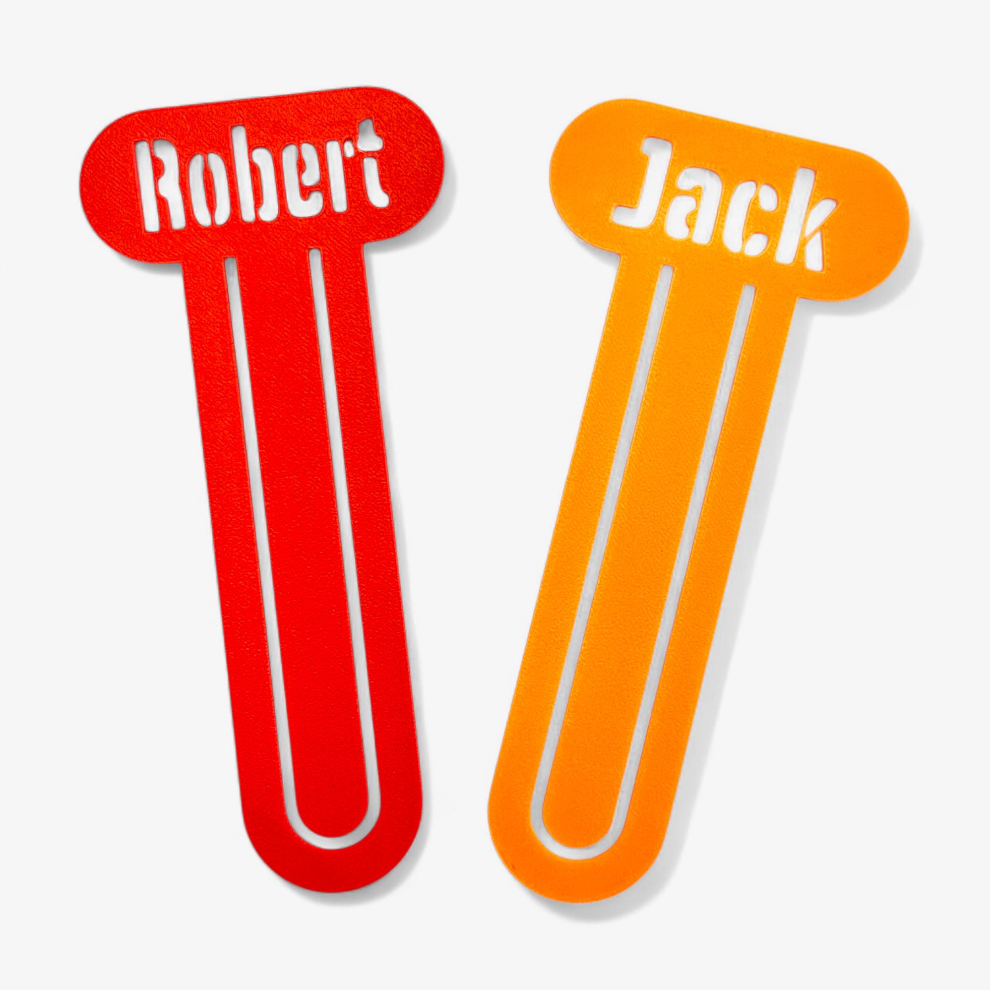 Personalized 3D Printed Name Bookmark Stencil | CWGift49