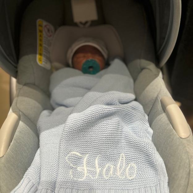 Personalized Embroidered Blanket for Kid Unique Gift | KKKid91