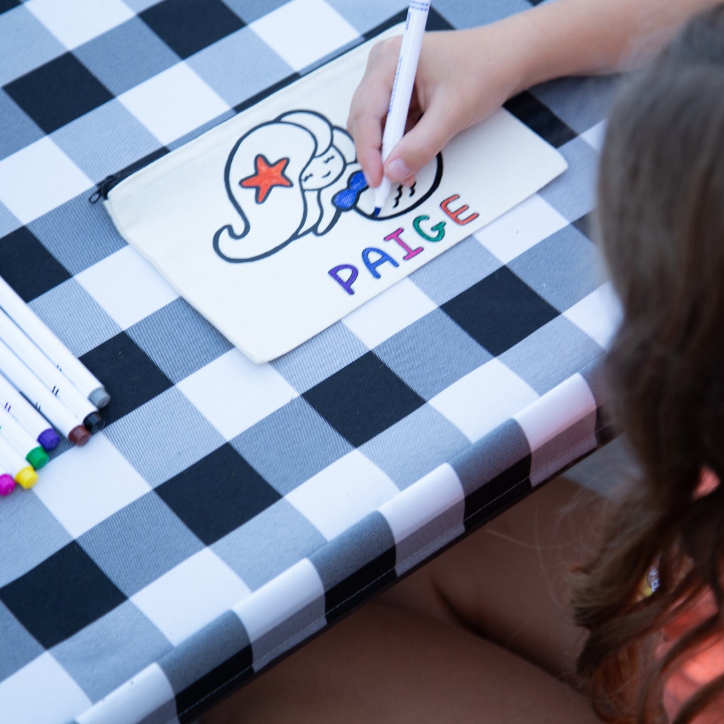 Personalized Gift Color Your Own Bag Kit (Colored Pencils Included)