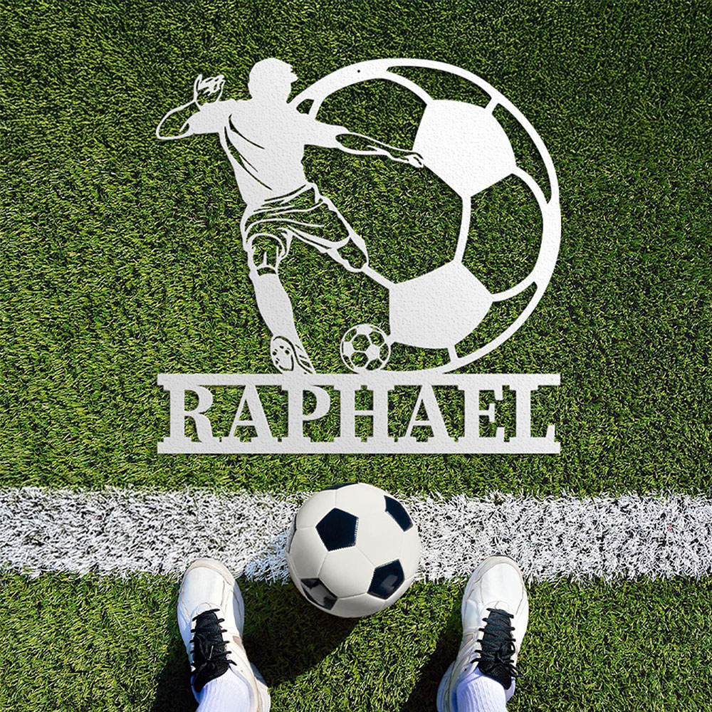 Personalized Kid's Bedroom Soccer Door Sign | CWBaby419