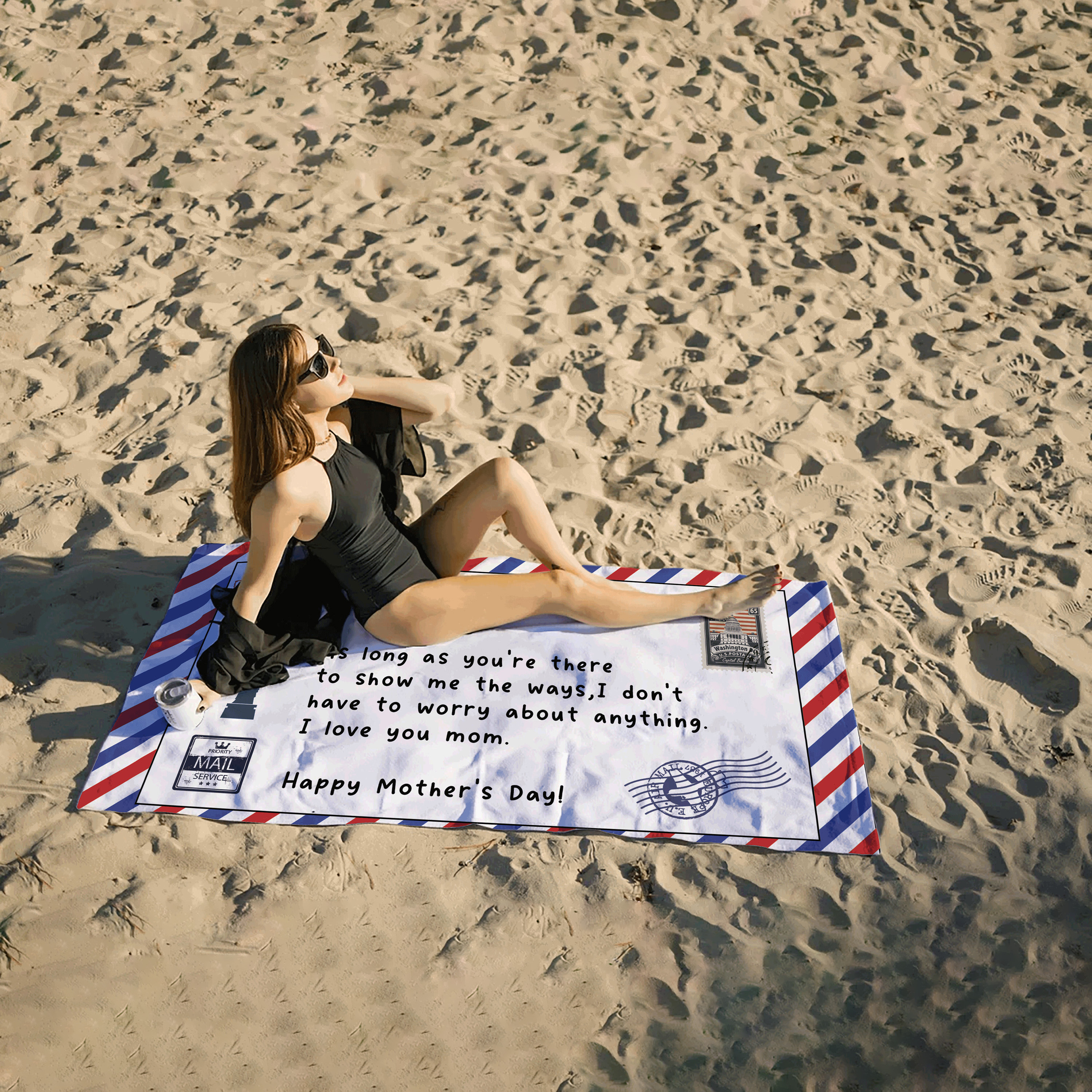 Personalized Lovely Kid Towel for Summer & Beach | CWTowel96