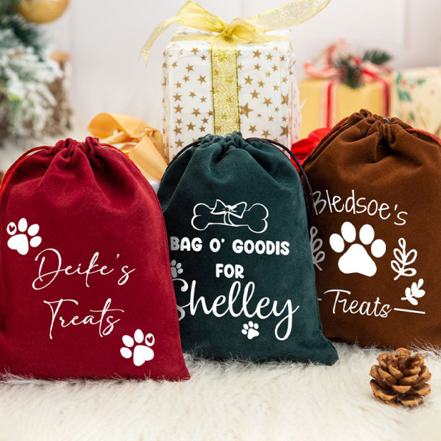Personalized Pet Christmas Treat Bag for Love & Unique | BKPet25