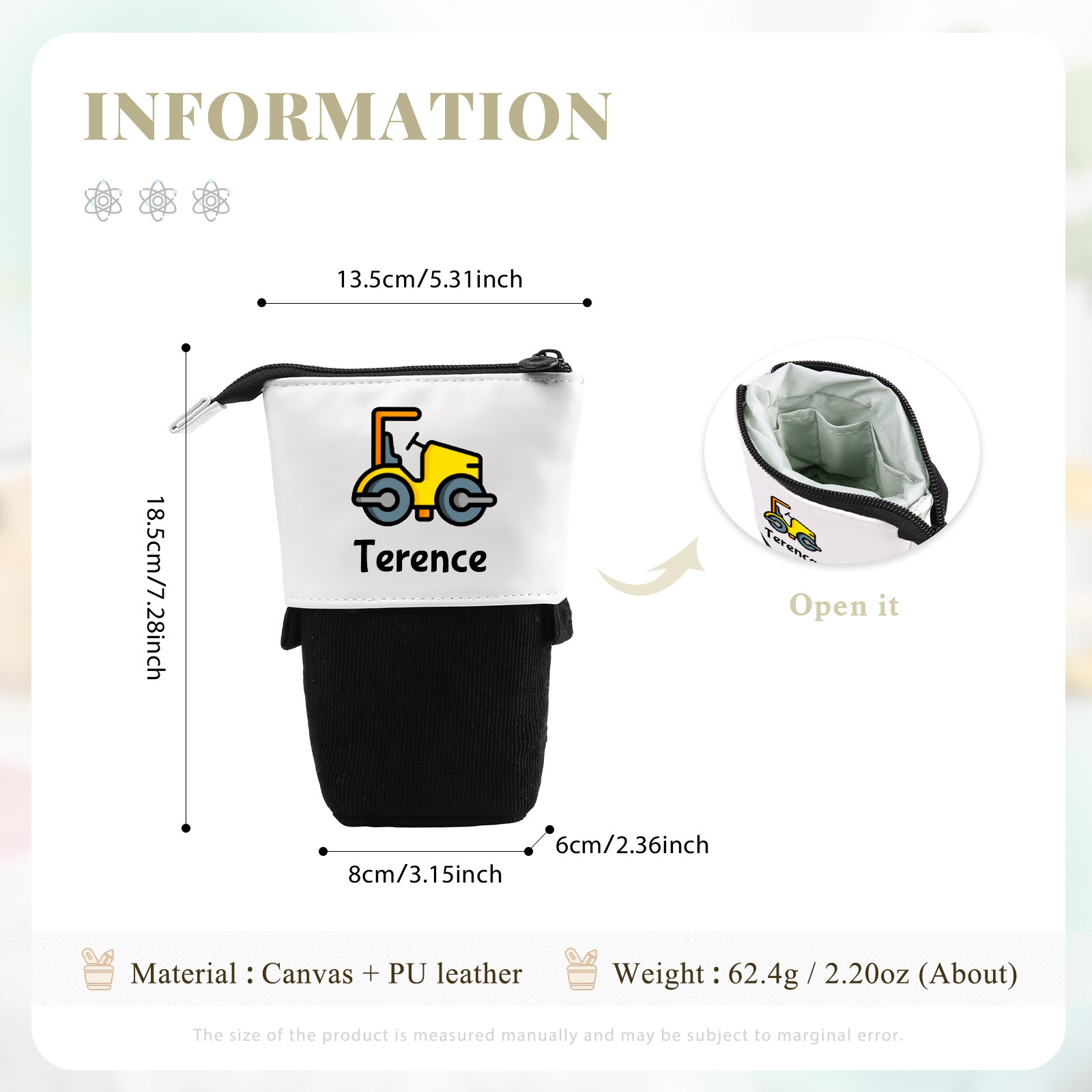 Personalized Pencil-Case with Pop-up Design for Kids | CWToy5405