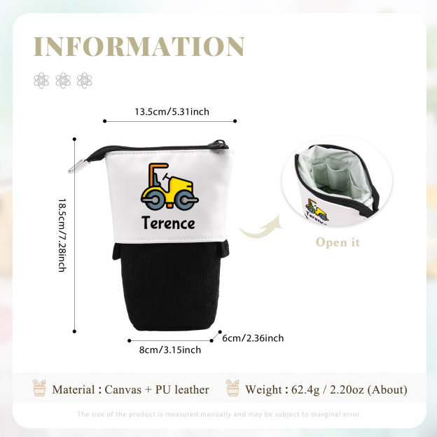 Personalized Pencil-Case with Pop-up Design for Kids | CWToy5405